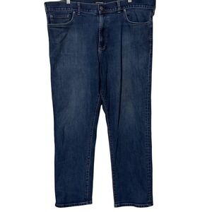 Bluffworks Departure 3.0 Regular Fit Dark Wash Travel Stretch Jeans Mens 40 x 30